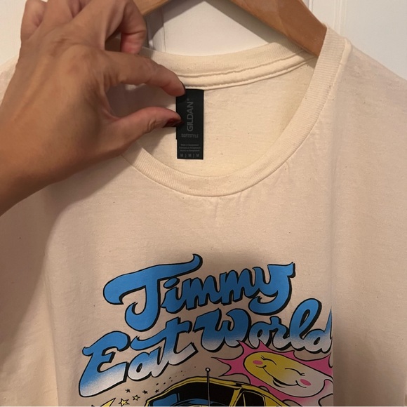 Jimmy Eat World Cream Graphic T-Shirt - Picture 5 of 9